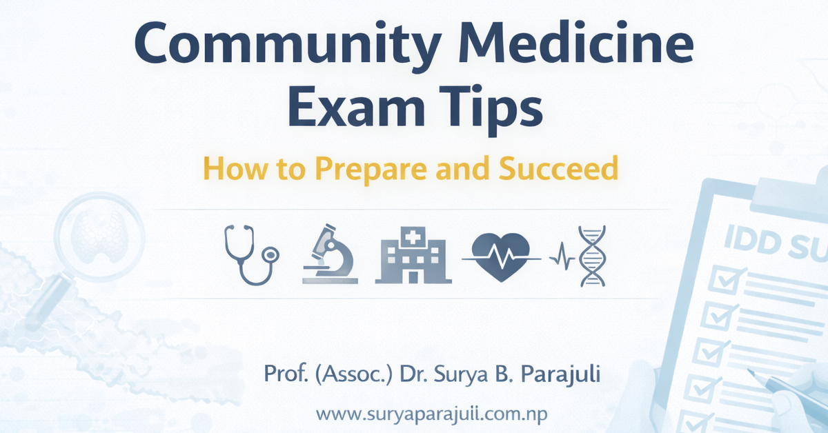 Community Medicine Exam Tips: How to Prepare & Succeed?